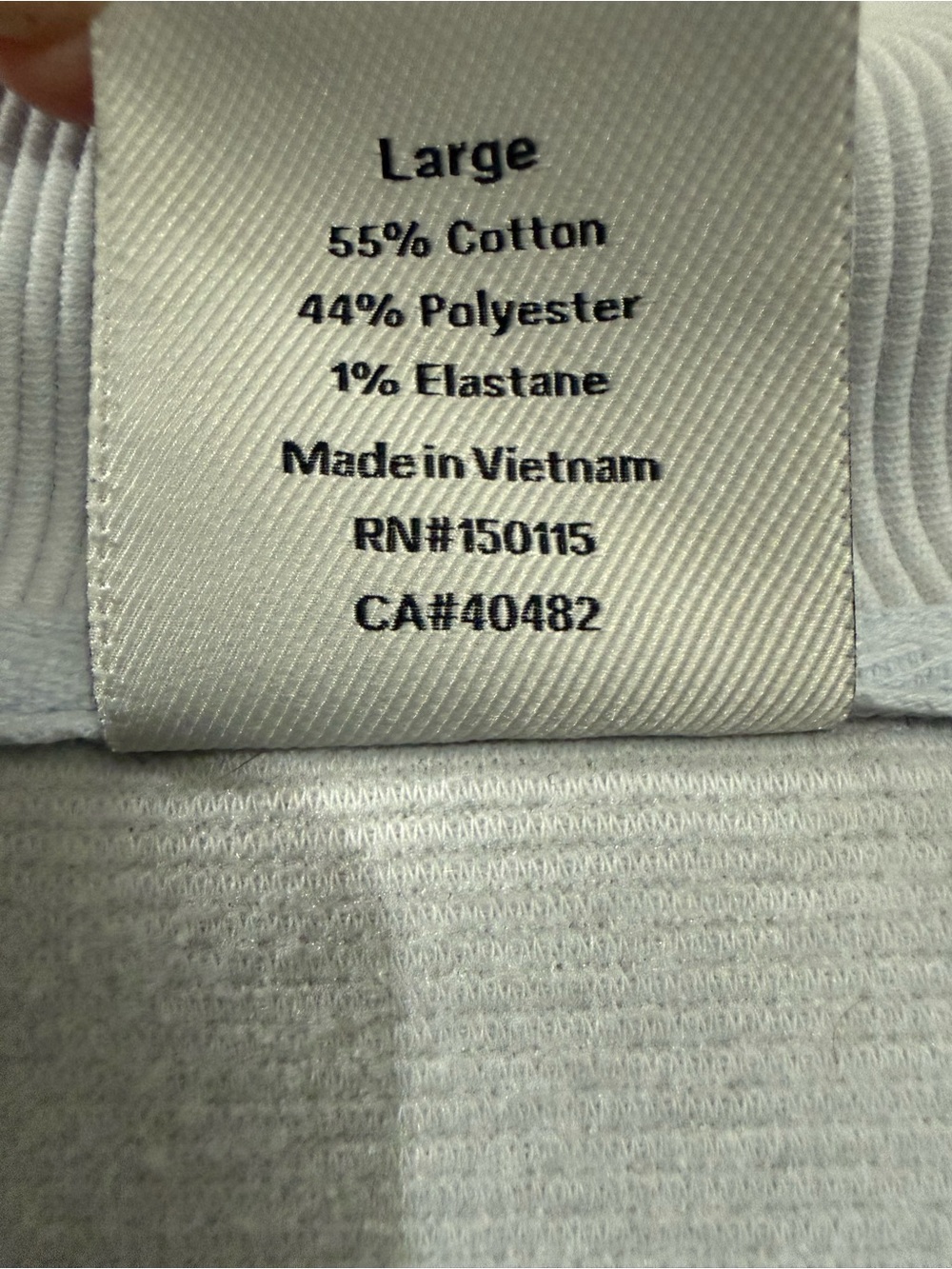 Varley Women’s Pale Gray Ribbed Half-Zip Sweater - Picture 3 of 4